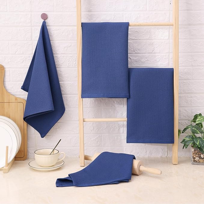 Homaxy 100% Cotton Waffle Weave Kitchen Towels - Image 6