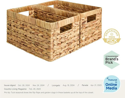 StorageWorks Wicker Basket, Baskets - Image 2