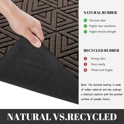 Yimobra Extra Large Door Mat 60x32, All-Weather Waterproof Non-Slip Welcome - Image 5