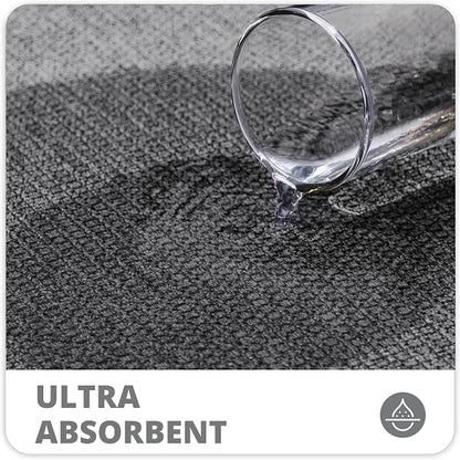 Toilet Rugs U Shaped Bathroom Rug, Machine Washable Non Slip Quick Dry Super - Image 3
