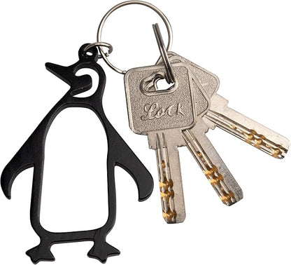SWATOM Penguin 6PCS Bottle Opener Keychain Beer Openers Tool Key Chain Ring - Image 4