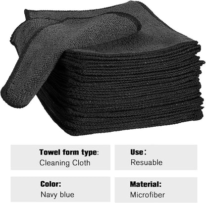 Tanlade Microfiber Cleaning Cloth 6"x6" Cleaning Rags Reasonable Kitchen Towels - Image 3
