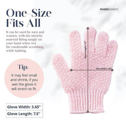 MainBasics Deep Cleansing Exfoliating Bath Gloves - Image 4