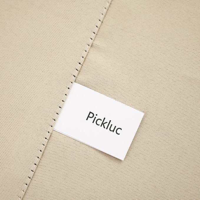 Pickluc Cafe Curtain 24 Inches Length, Rod Pocket Kitchen Curtain, Short - Image 3