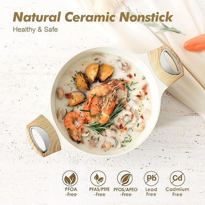 SENSARTE Ceramic Nonstick Stock Pot - Image 2