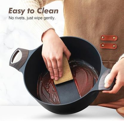 SENSARTE Pots and Pans Set Non stick, Non toxic Healthy Induction Cookware Sets - Image 4