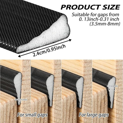 QDiShi 118" Wedge-Shape Weather Stripping Door Seal Weatherproof Foam Seals - Image 4