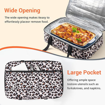 Insulated Casserole Carrier Portable Food Tote - Image 5