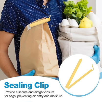PATIKIL Sealing Clips 4.3 Inch, 10 Pack Reusable Plastic Bag Clip Clamp Sealer - Image 5