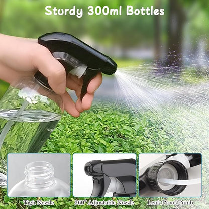 Bynccea Spray Bottle Empty Spray Bottles PET -10 oz/300 ml Plastic Water - Image 5