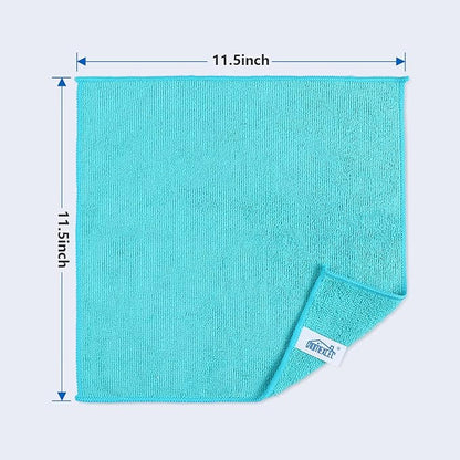 HOMEXCEL Microfiber Cleaning Cloth, 100 Pack Cleaning Rags, Cleaning Towels - Image 3