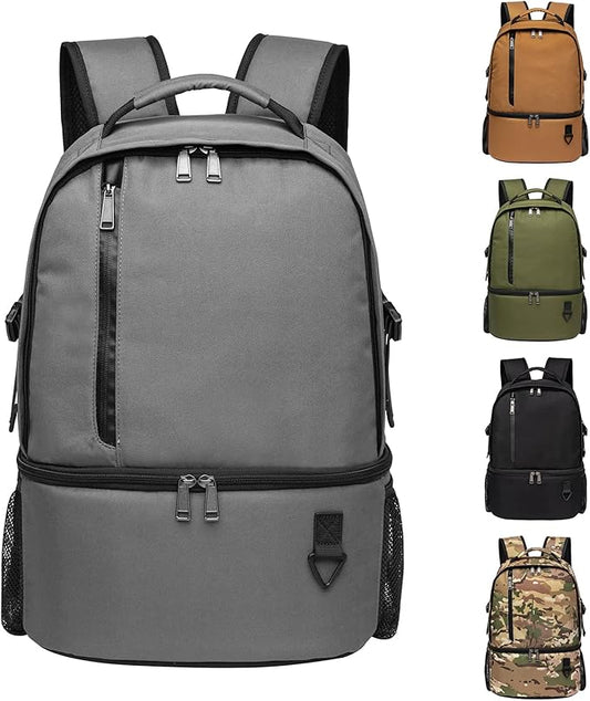 TUGUAN Insulated Cooler Backpack 38 Cans Double Deck Leakproof Lightweight Soft Lunch Backpack Small Cooler Bag Beach Picnic