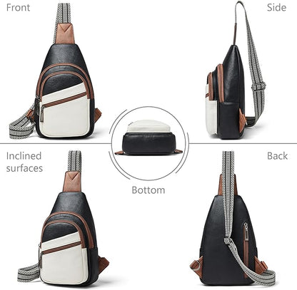 Sling Bag Crossbody Bags for Women Small Cross Body Bag Fanny Packs Chest Sling Purse for Daily Travel Leisure Sport