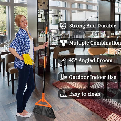 4 PCS Outdoor Indoor Broom, Brooms - Image 8