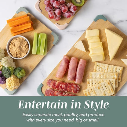 COOK WITH COLOR Non-Slip Cutting Board Set – Kitchen Essentials with Easy Grip - Image 6