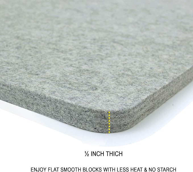 Wool Pressing Pad - 24in x 18in Quilting Ironing Pad - 100% New Zealand Felted - Image 8