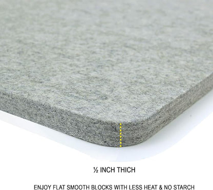 Wool Pressing Pad - 24in x 18in Quilting Ironing Pad - 100% New Zealand Felted - Image 8