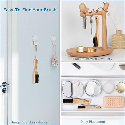 BFWood Horsehair Silver Brush - Image 7