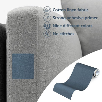 Fabric Repair Patches, Linen Repair Tape Self-Adhesive Fabric Patches Durable - Image 4
