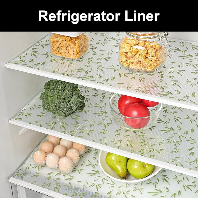 Cooyes Shelf Liners for Kitchen Cabinets Refrigerator Liners Waterproof & - Image 4