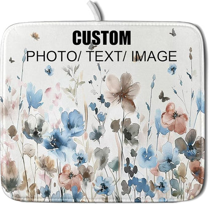 Giwawa 16"x18" Customized Dish Drying Mat Custom Image Dish Drainer Mats by Giwawa