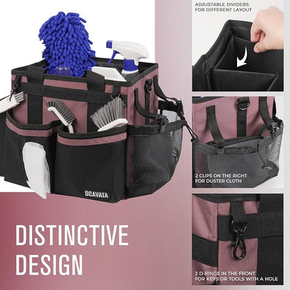 Compact Wearable Cleaning Caddy, Small Cleaning Caddy Supplies Organizer - Image 3