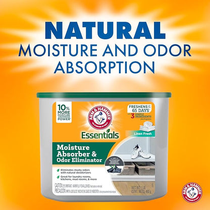Arm & Hammer Essentials Disposable Moisture Absorber and Odor Eliminator Tub - Image 3