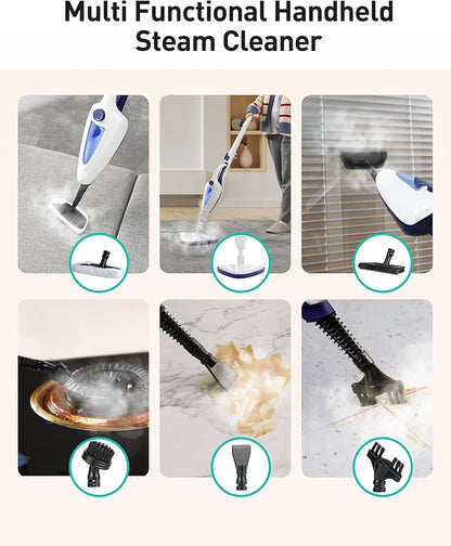 12-in-1 Steam Mop, Fast 15-Sec Heat-Up, 1500W Detachable Handheld Steam Cleaner - Image 3