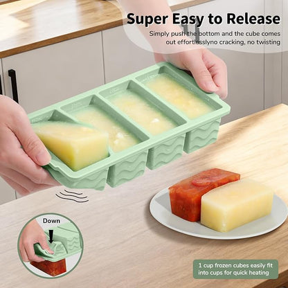 Doasuwish 3-Pack Silicone Freezer Trays - Image 4