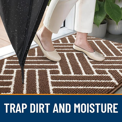 OLANLY Indoor Door Mat, 48x32 Inch, Dirt Resistant and Absorbent, Non-Slip - Image 2