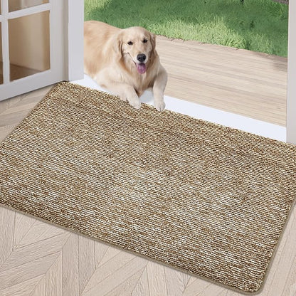 REFETONE Indoor Doormat, Front Door Mat 36"x59" Absorbent Rubber Backing Non by Refetone
