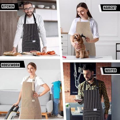 Janmercy 24 Pcs Aprons for Women Men - Image 6