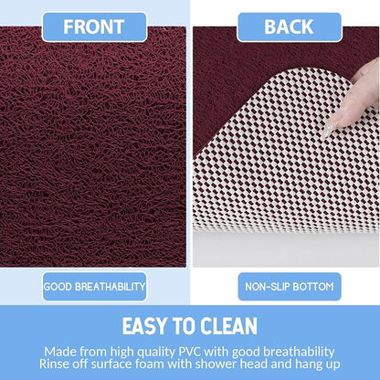 Non-Slip Bathtub Mat, Anti Slip Shower Mat, Fast Drying Bathtub Mats, Foot - Image 4
