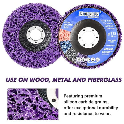 7 Pack Paint Eater Strip Disc Angle Grinder Rust Removal Disc Paint Stripper - Image 5