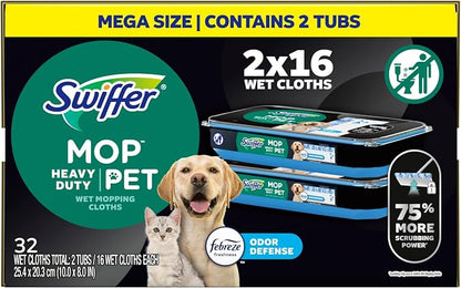 Swiffer Sweeper Pet Heavy Duty Multi-Surface Wet Cloth Refills - Image 10