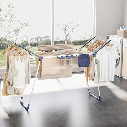 APEXCHASER Clothes Drying Rack Foldable, Drying Rack Clothing Large Space - Image 8