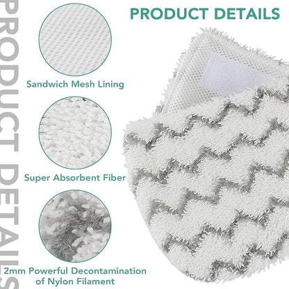 Sgizoku S1000 S2001 Steam Mop Replacement Pads - Image 2