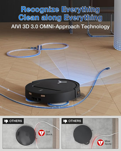 ECOVACS DEEBOT T50 PRO Omni Robot Vacuum and Mop, 3.19” Ultra-Slim, 000Pa - Image 4
