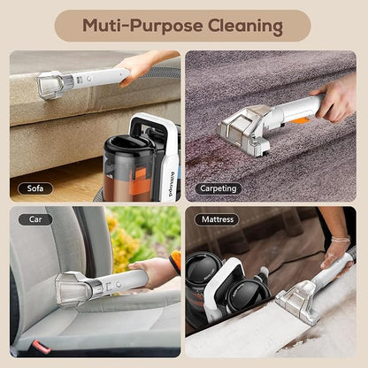 Upholstery Cleaner Machine, Portable Carpet & 15Kpa Upholstery Spot Cleaner - Image 6