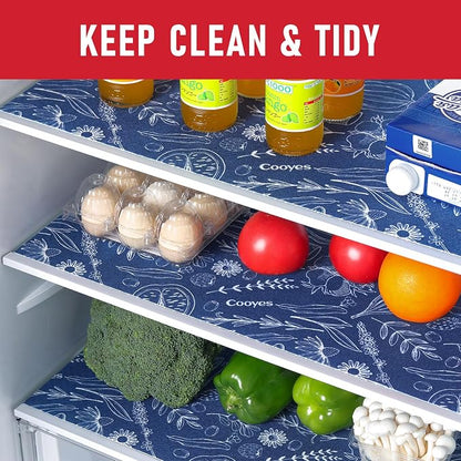 Cooyes Large Fridge Liners for Refrigerator, 17.7" × 24", Drawer & Shelf Liners - Image 2