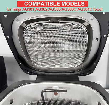 2-Pack Splatter Shield for Ninja AG300 AG301 AG301C AG300C Foodi Air Fryer - Image 4