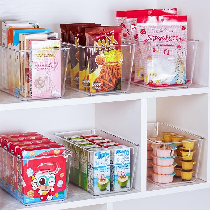 Vtopmart Clear Plastic Storage Bins, Countertops, Freezer Organization and - Image 3