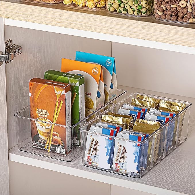 Vtopmart 4 Pack Food Storage Organizer Bins, Cabinet Organization and Storage - Image 6