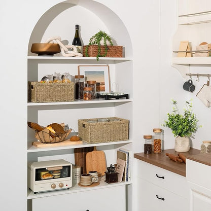 StorageWorks Wicker Storage Baskets, Large and Small Baskets, Handwoven - Image 6
