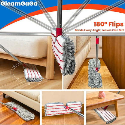 Microfiber Mops for Floor Cleaning, Flat Dust Mop - Image 4