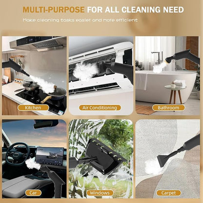 Handheld Steam Cleaner 2500W, 10s Fast Heat-Up & 50.73OZ Large Tank, - Image 7