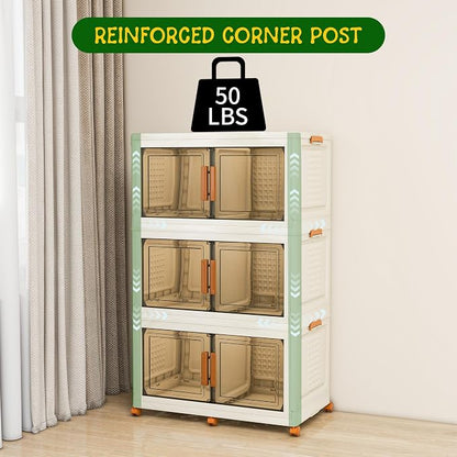 3 Tier Extra Large Stackable Storage Bins - Image 5