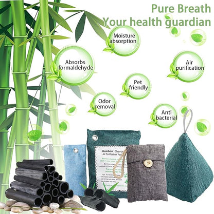 Charcoal Bags Odor Absorber Activated Bamboo Charcoal Air Purifying Bags - Image 3