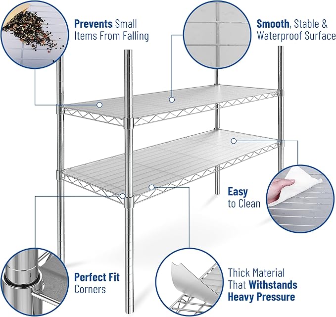 Sterling Shelf Liners Wire Rack Covers: Long-Lasting Shelf Liner Cover - Image 5
