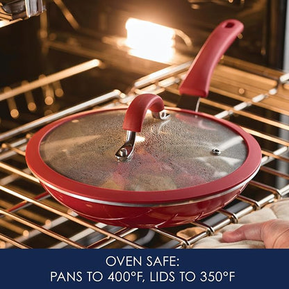 Rachael Ray Cook + Create Nonstick Cookware/Pots and Pan Set, 10 Piece - Image 10